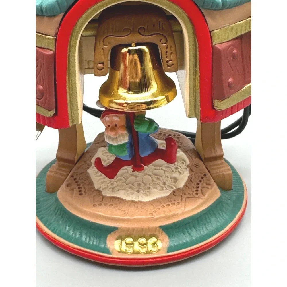 Hallmark Keepsake Ornaments Bells Are Ringing 1993 Santas Show n Tell 1998 Lot 2
